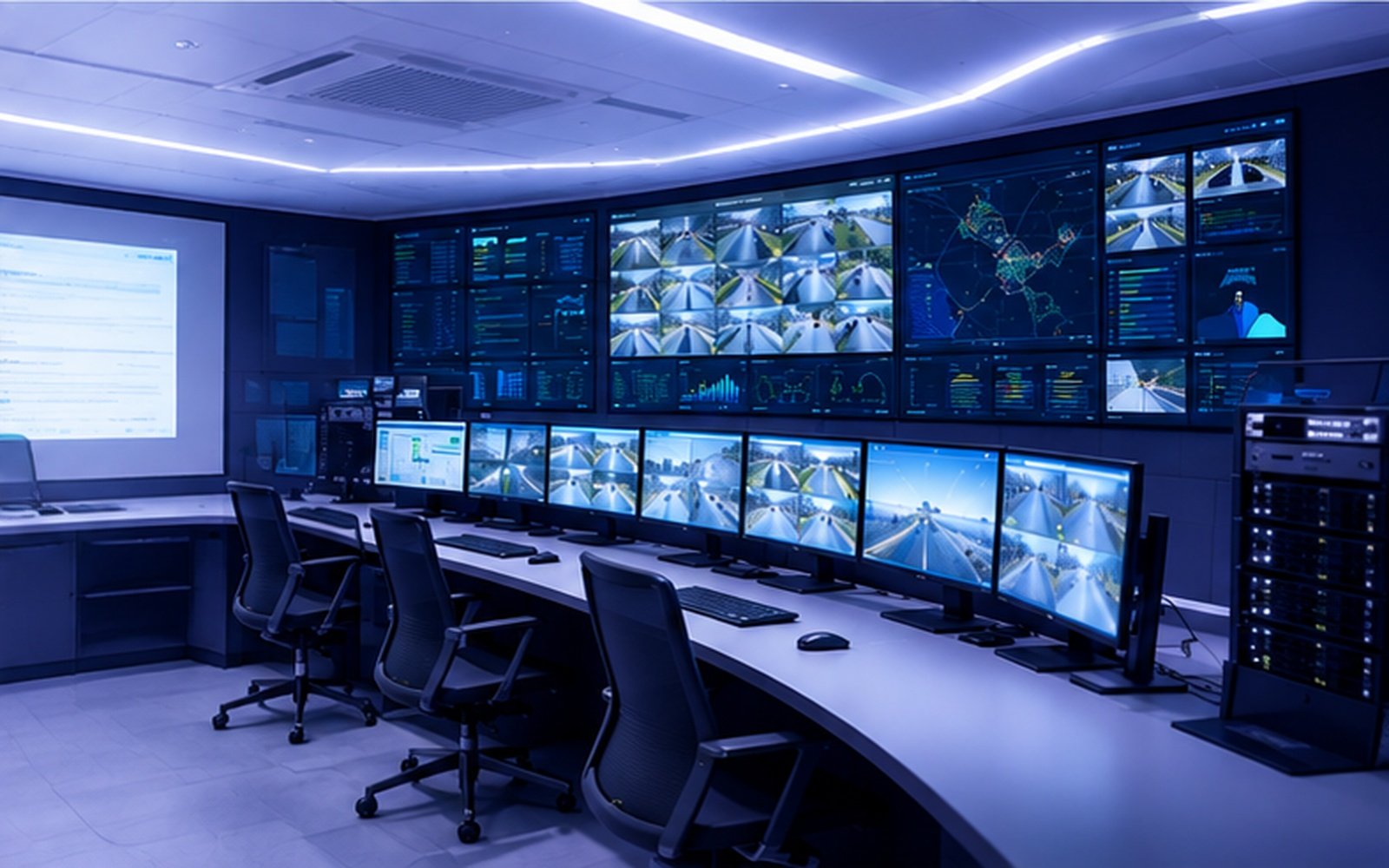 ArgusTrak Command Series control room video wall